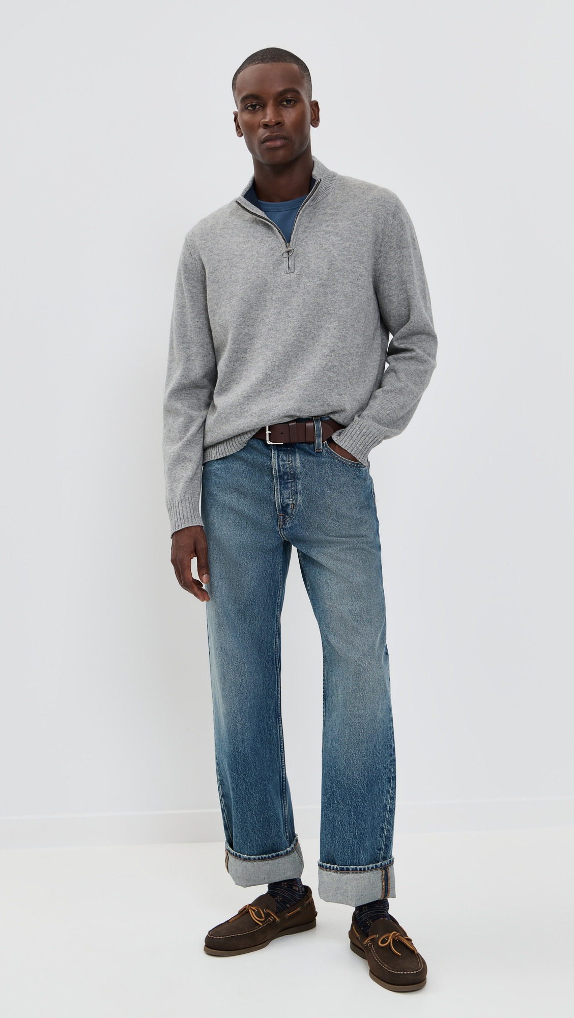 Kelson Quarter Zip Knitted Sweater - 4