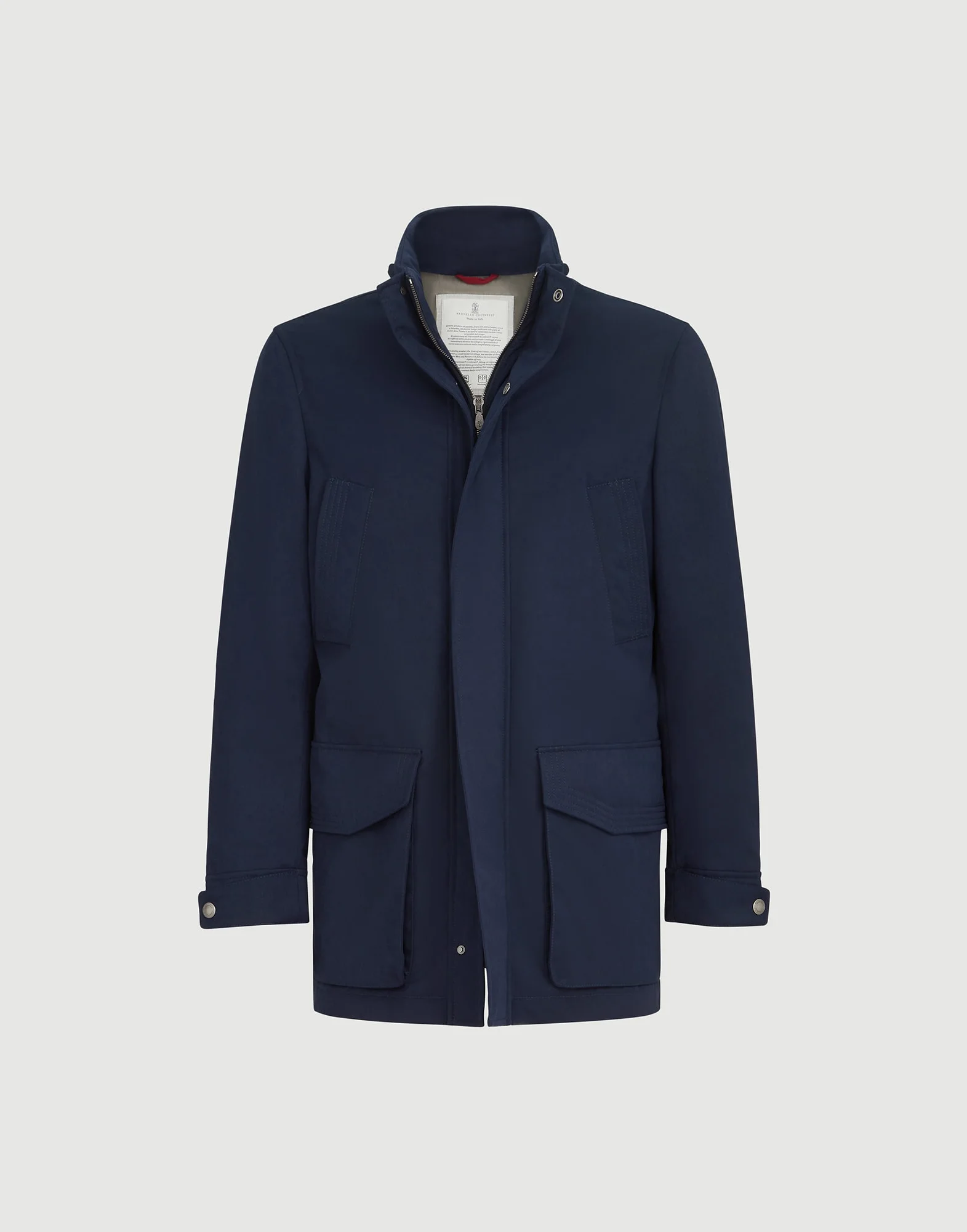 Water-resistant microfiber parka with Thermore® padding and packable hood - 1