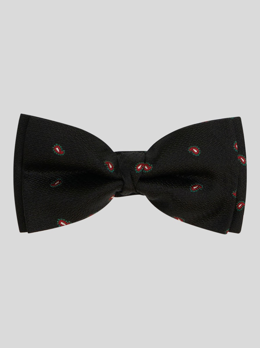 BOW TIE WITH MICRO PAISLEY - 1