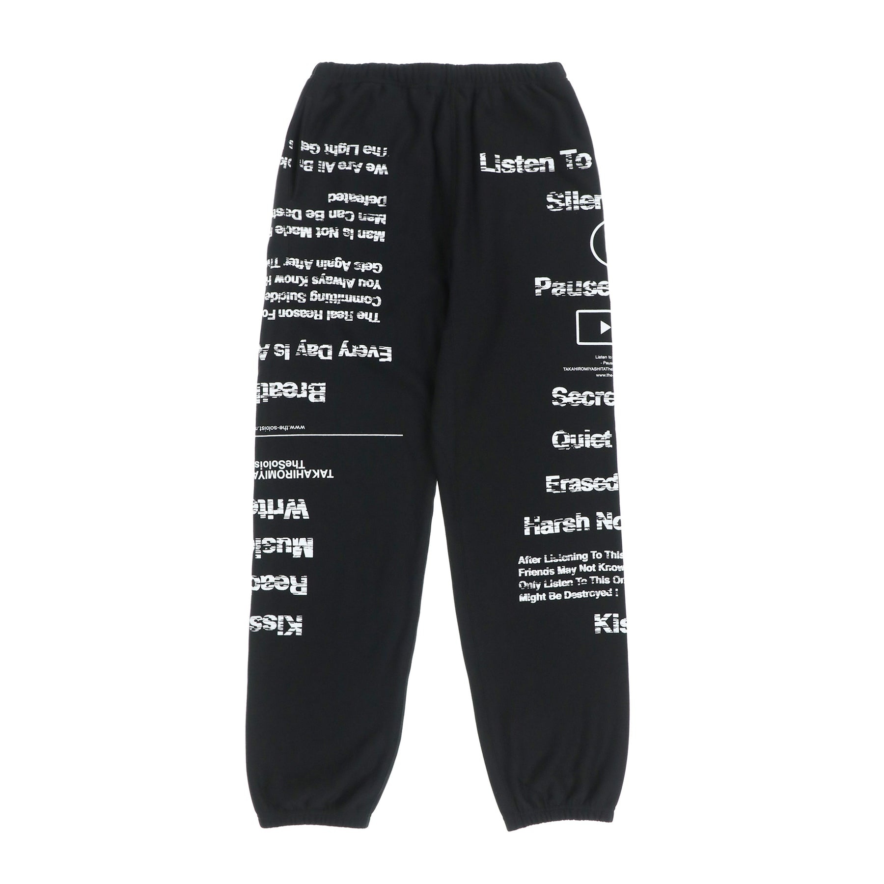 JOGGER PANT(PAUSE=PLAY) / BLK - 1