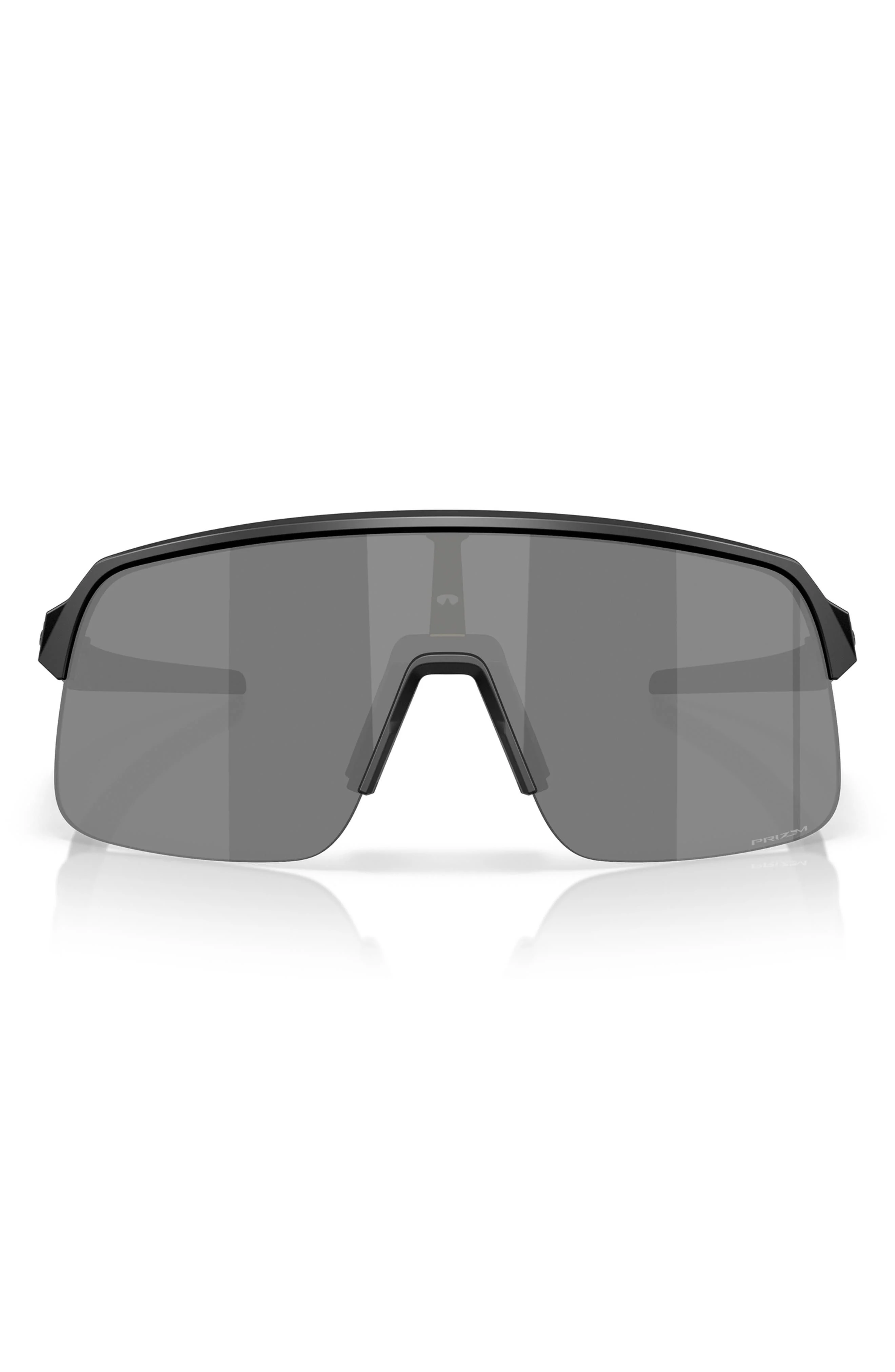 Oakley Sutro Lite 134mm Prizm™ Wrap Shield Sunglasses in Matte Black /Prizm Black at Nordstrom - 1