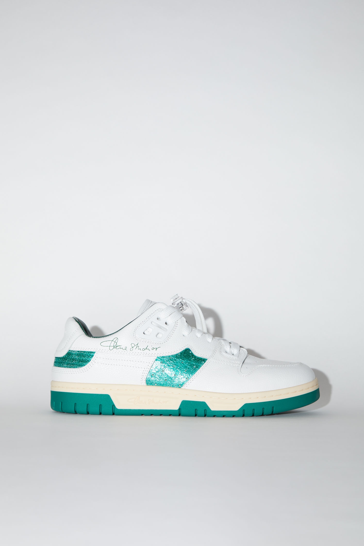 Low top sneakers - White/green - 1