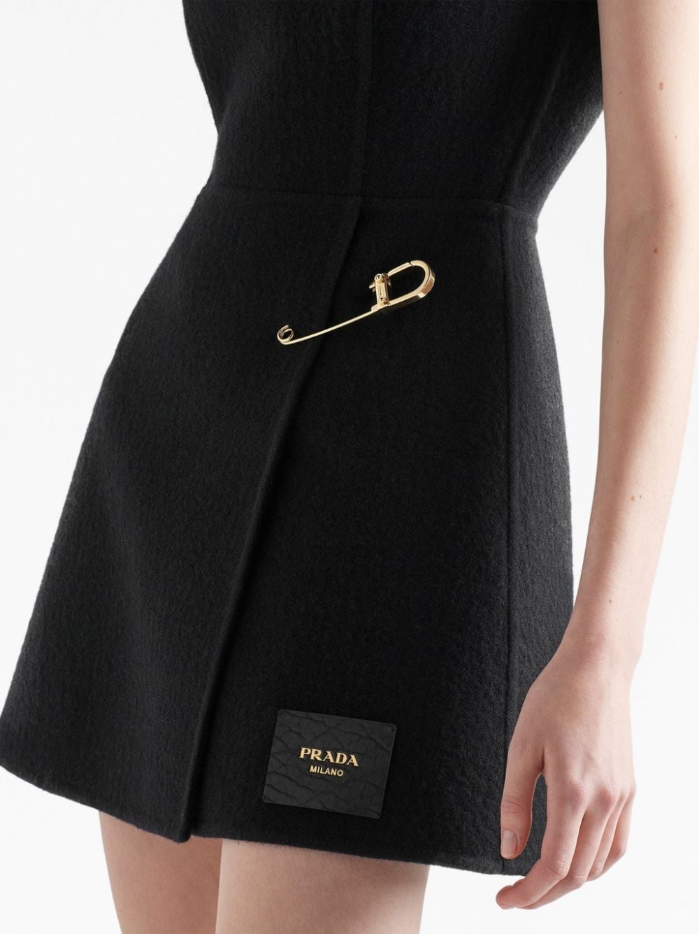 safety pin-detail minidress - 5