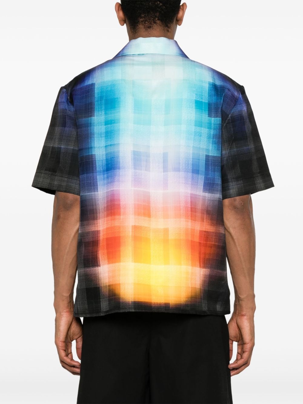 gradient check shirt - 4