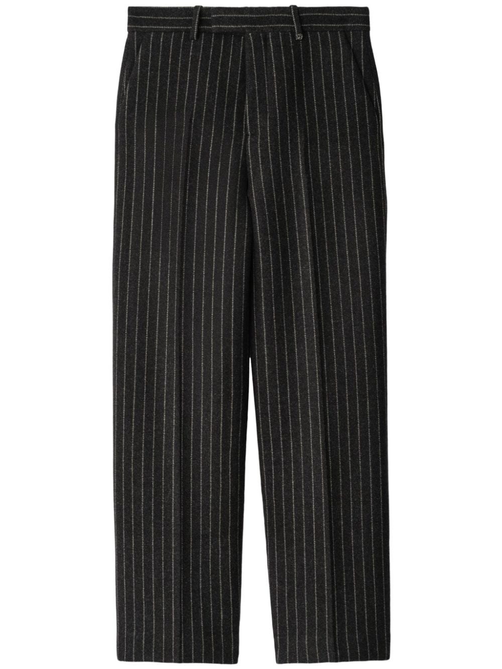 pinstripe tailored trousers - 1