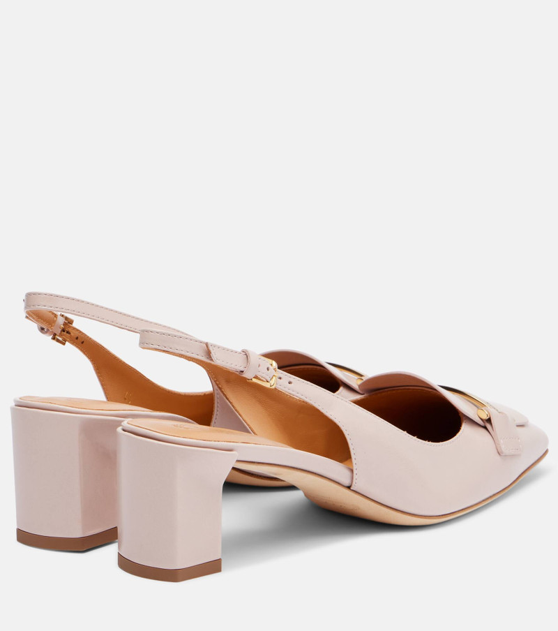 Barretta 50 leather slingback pumps 2