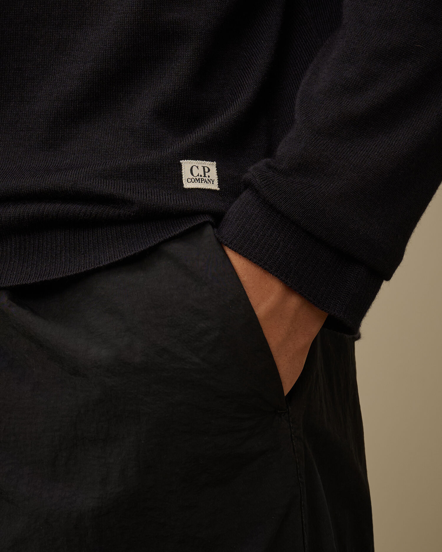 Silk Ultrafine Merino Wool Half Zip Sweater - 5