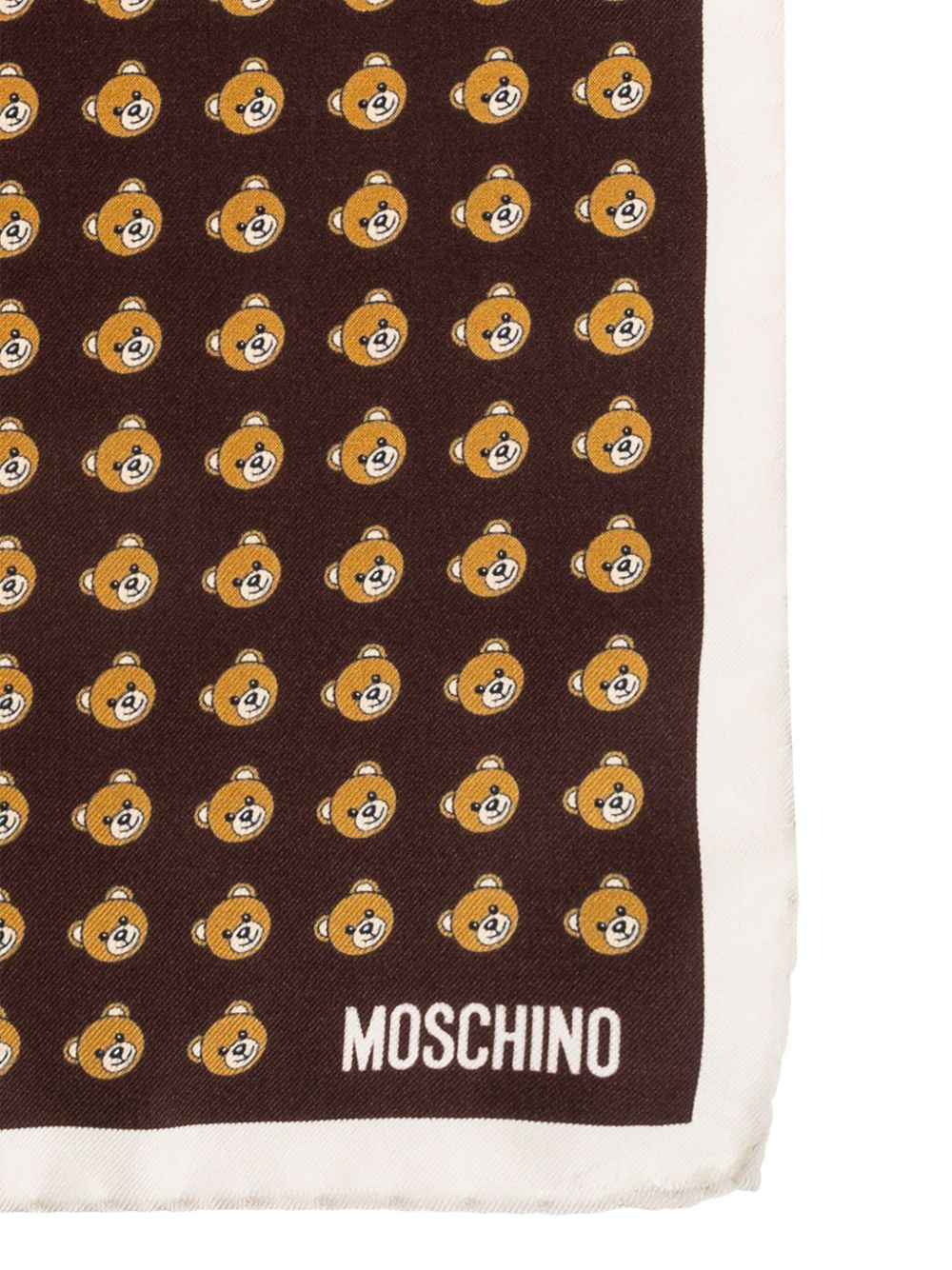 teddy-bear print pocket square - 2