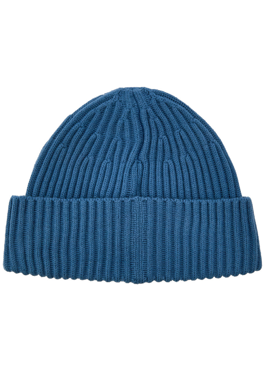 Stone Island Logo-appliquéd Wool Beanie - 2