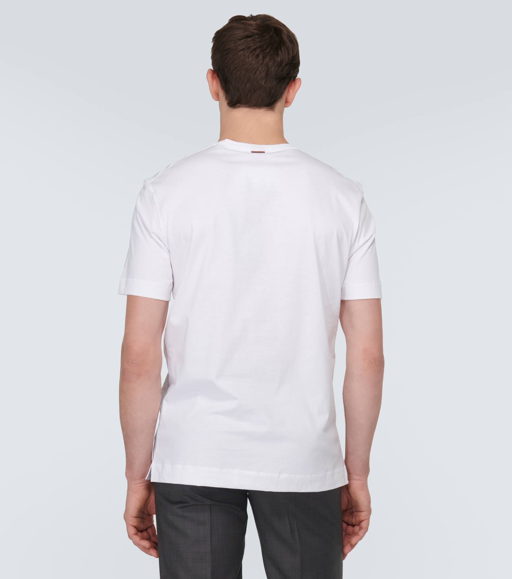 Logo cotton jersey T-shirt - 4