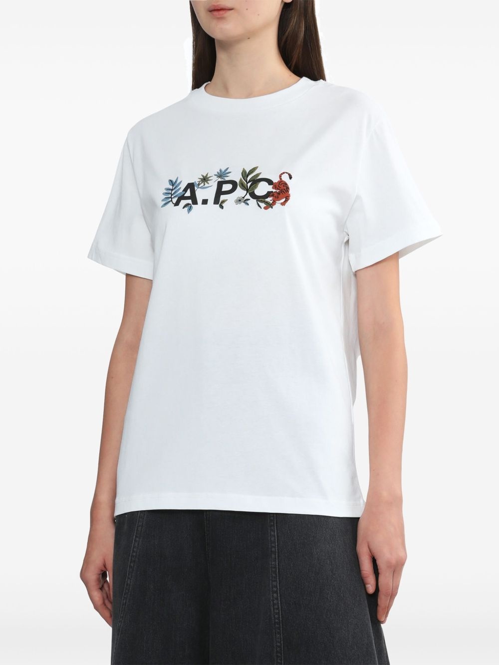 logo-print T-shirt - 3