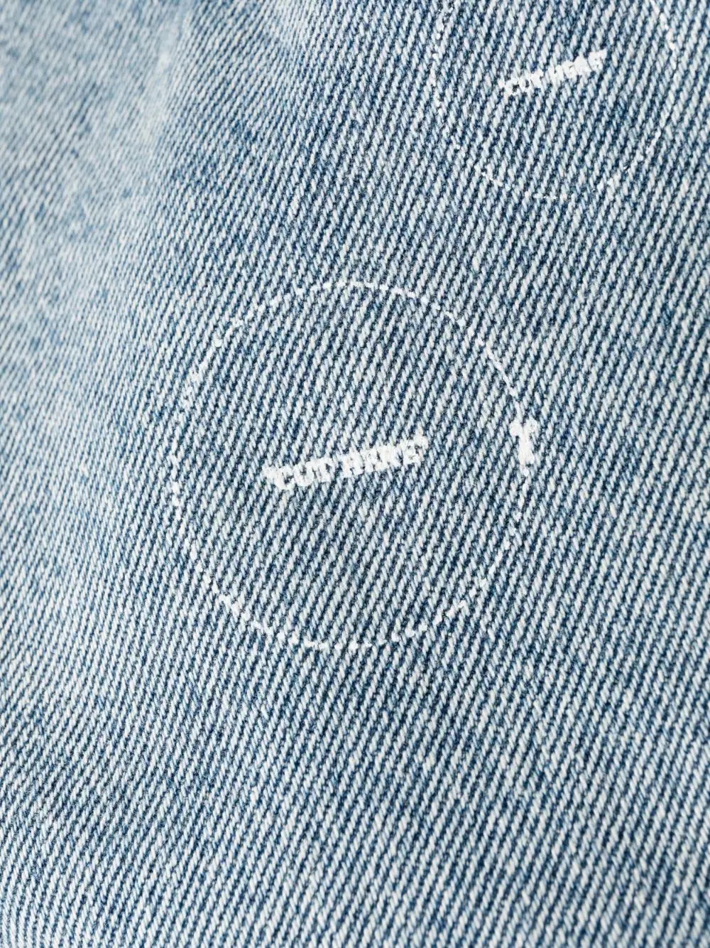 Cut Here logo-print straight-leg jeans - 7