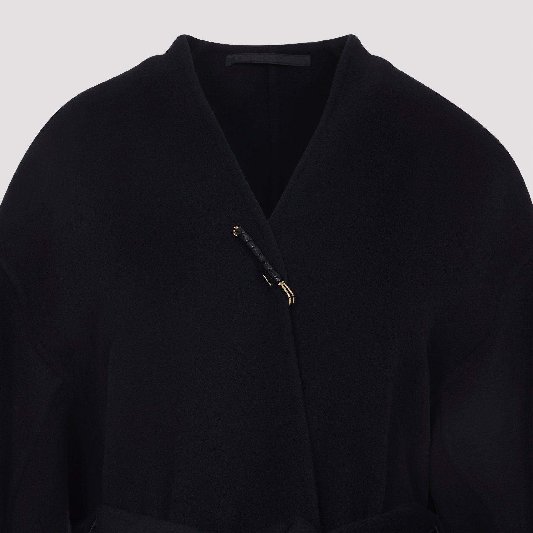 Carven Wool Wrap Coat Women - 3