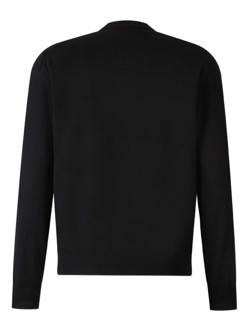 Alexander McQueen skull-embellished crew-neck sweater outlook