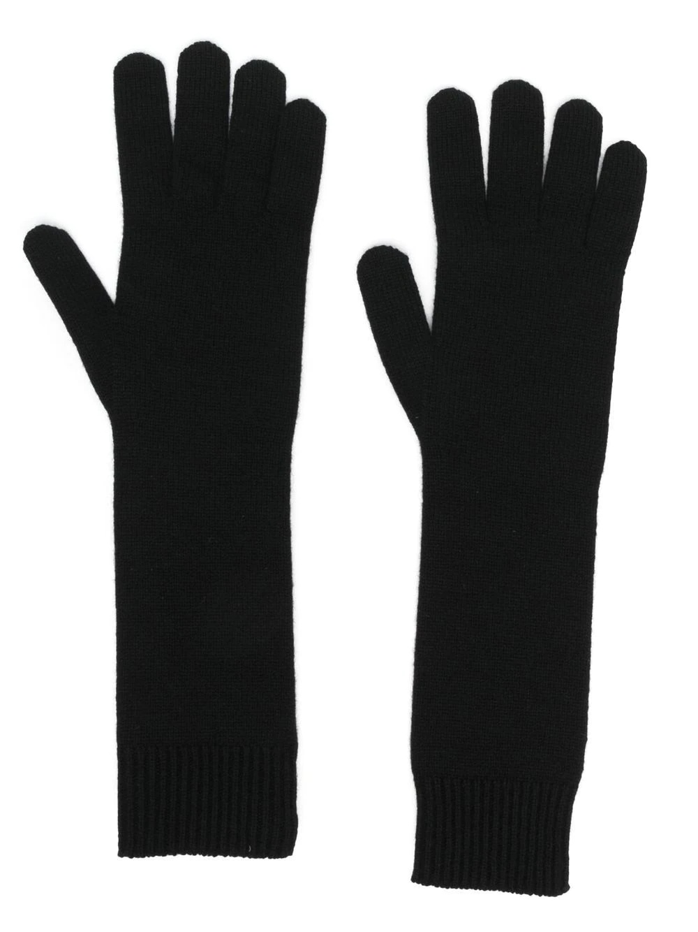 long wool gloves - 1