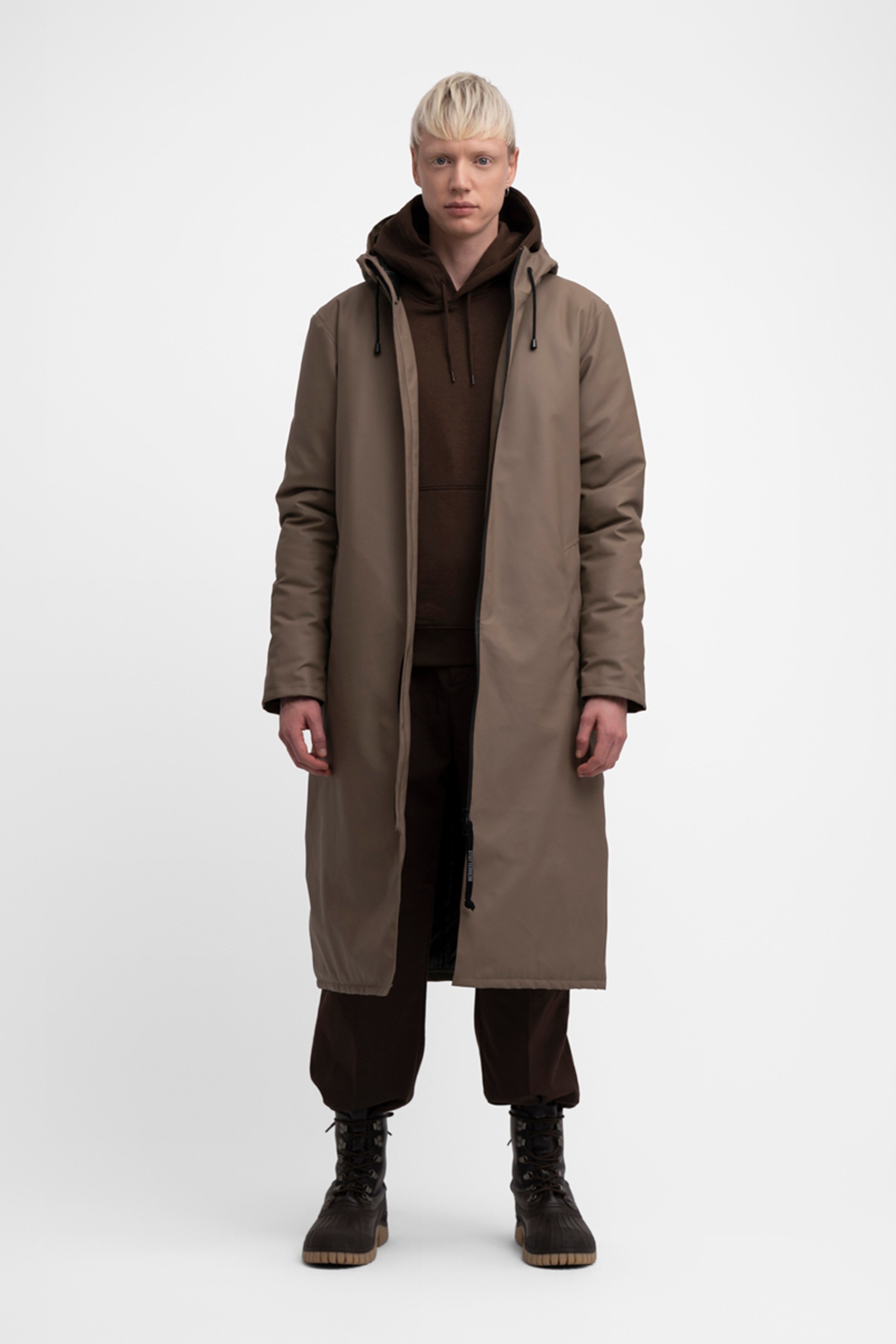 Stockholm Long Winter Jacket Mole - 2