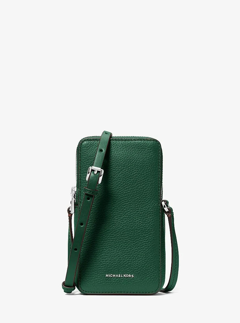 Jet Set Small Leather Smartphone Crossbody Bag - 1
