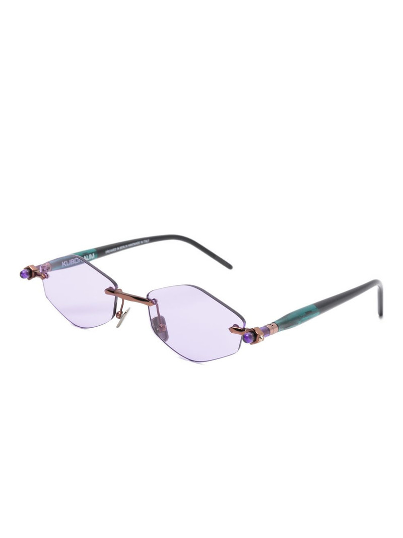 Kuboraum geometric-frame sunglasses outlook
