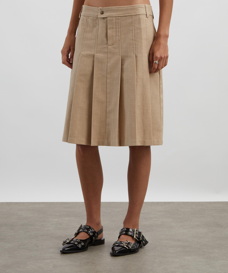 paloma wool Lai Pleated Midi Skirt outlook