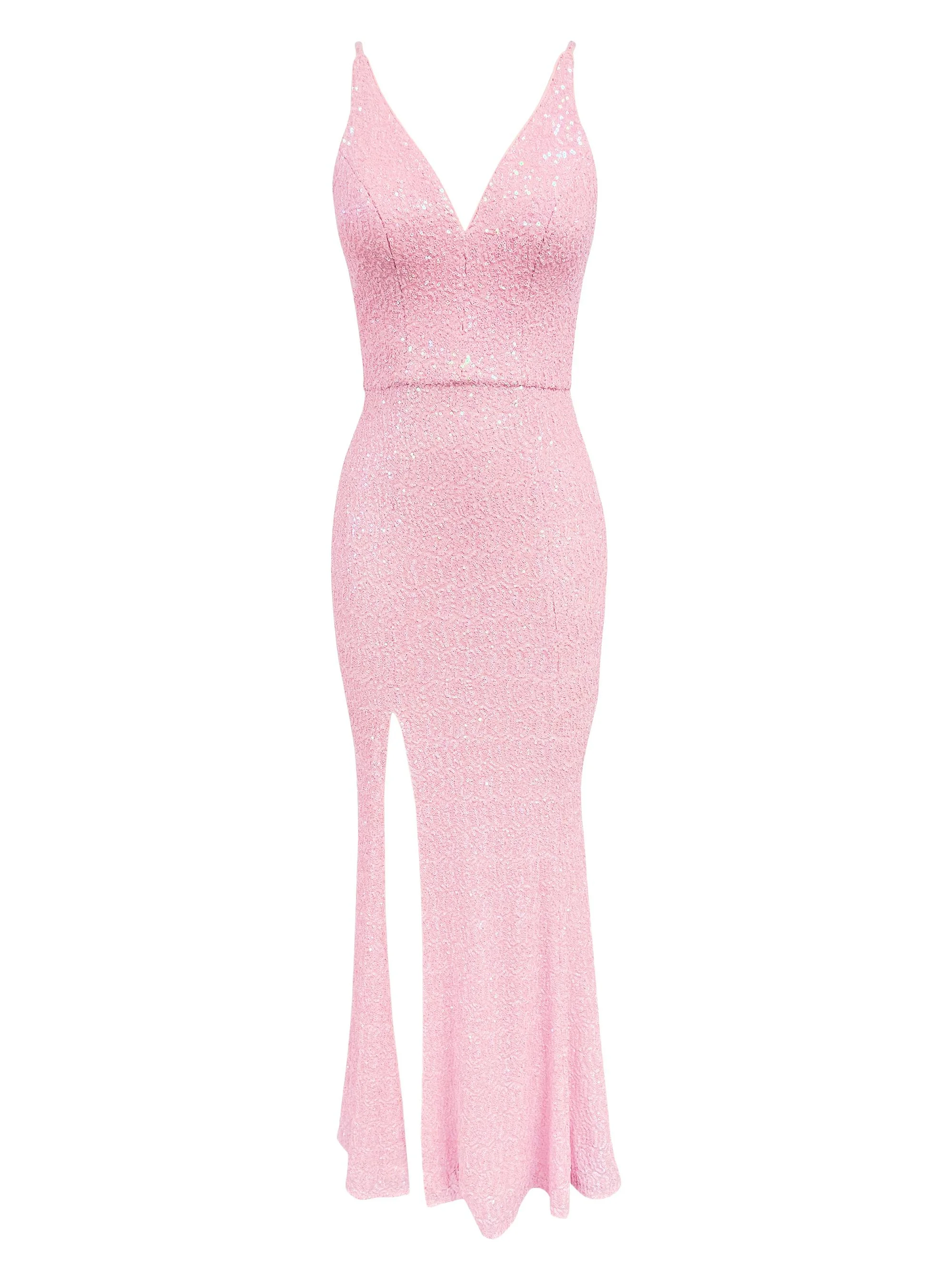 Women's Iris Sleeveless Mermaid Gown - Peony - 1