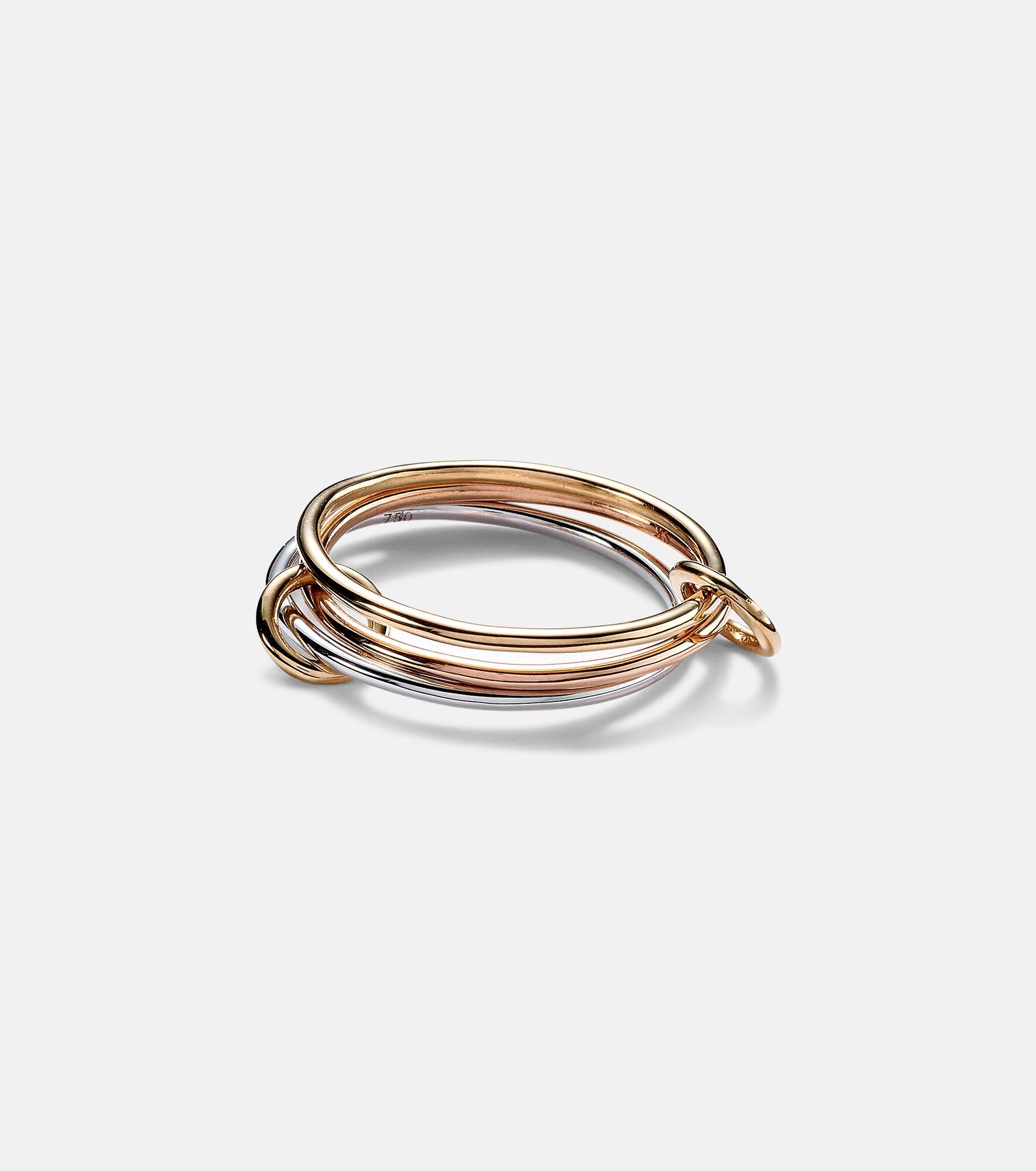 Cyllene MX 18kt gold linked rings - 1