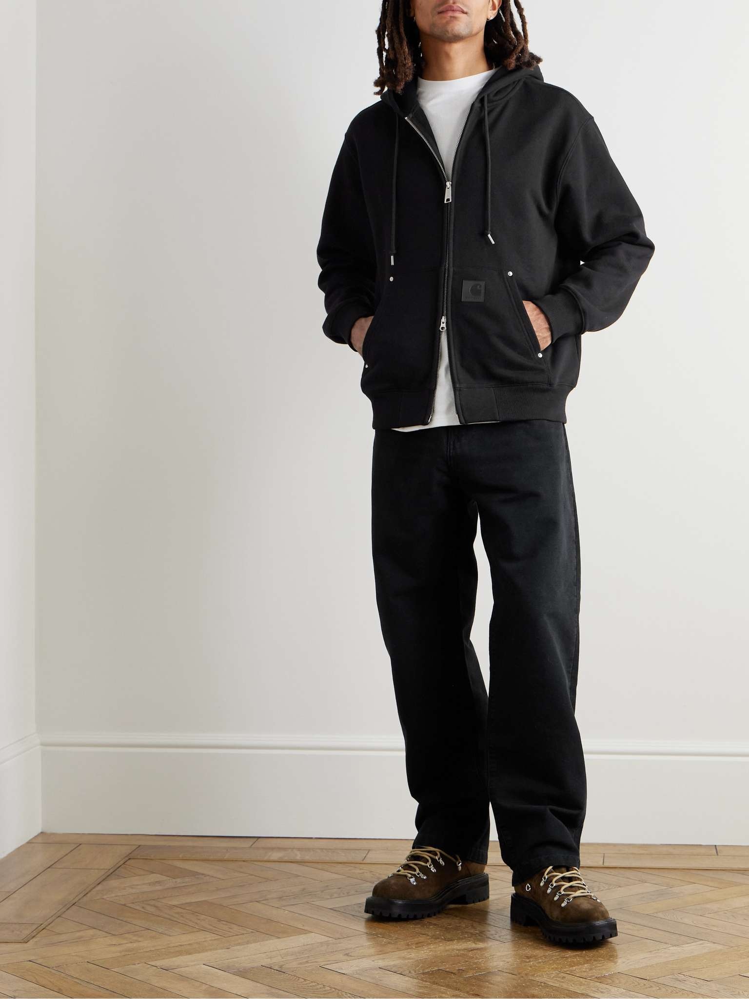 Landon Straight-Leg Organic Cotton-Canvas Trousers - 2