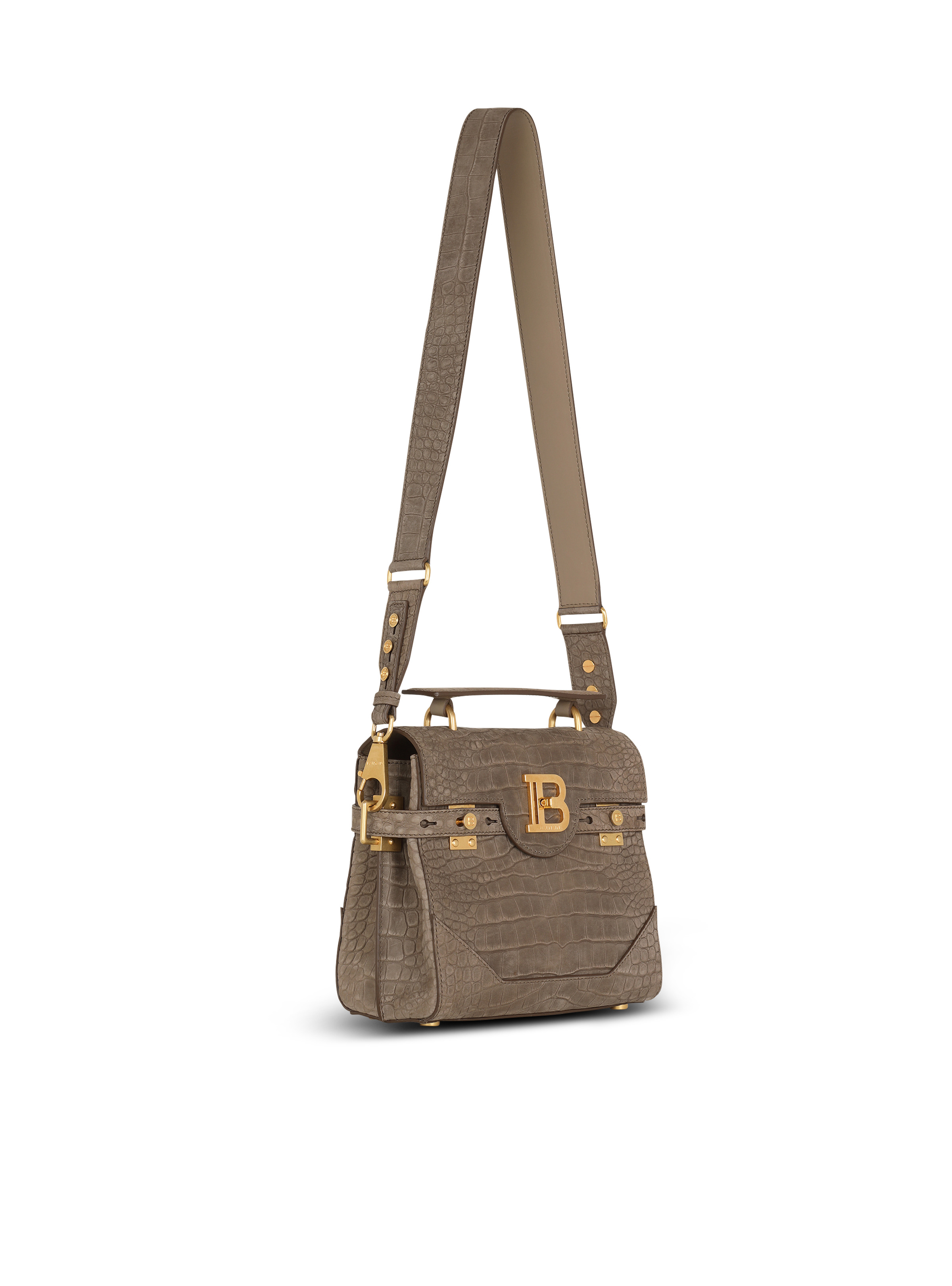 B-Buzz 23 bag in crocodile-embossed leather - 3