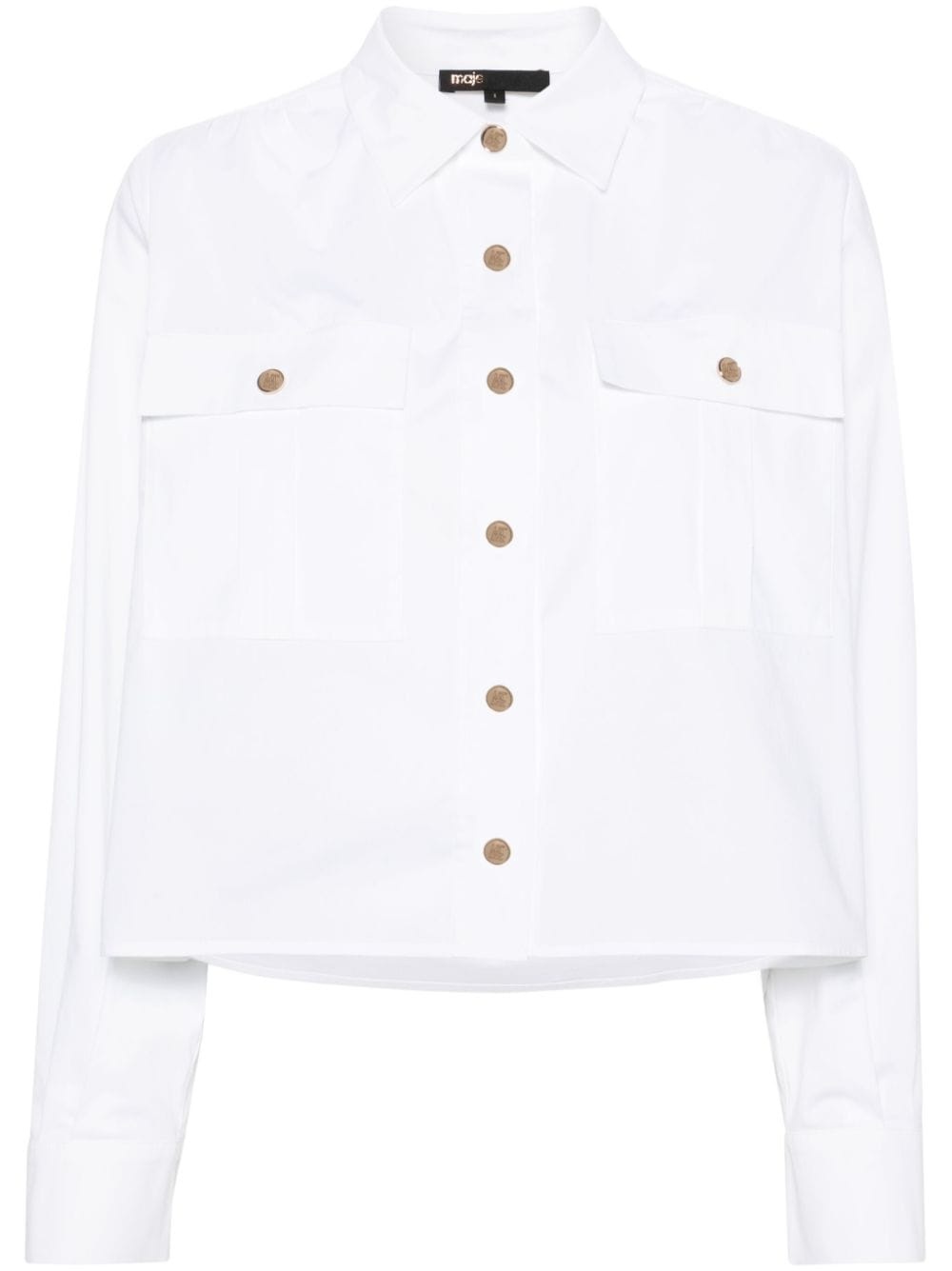 cotton-poplin shirt - 1