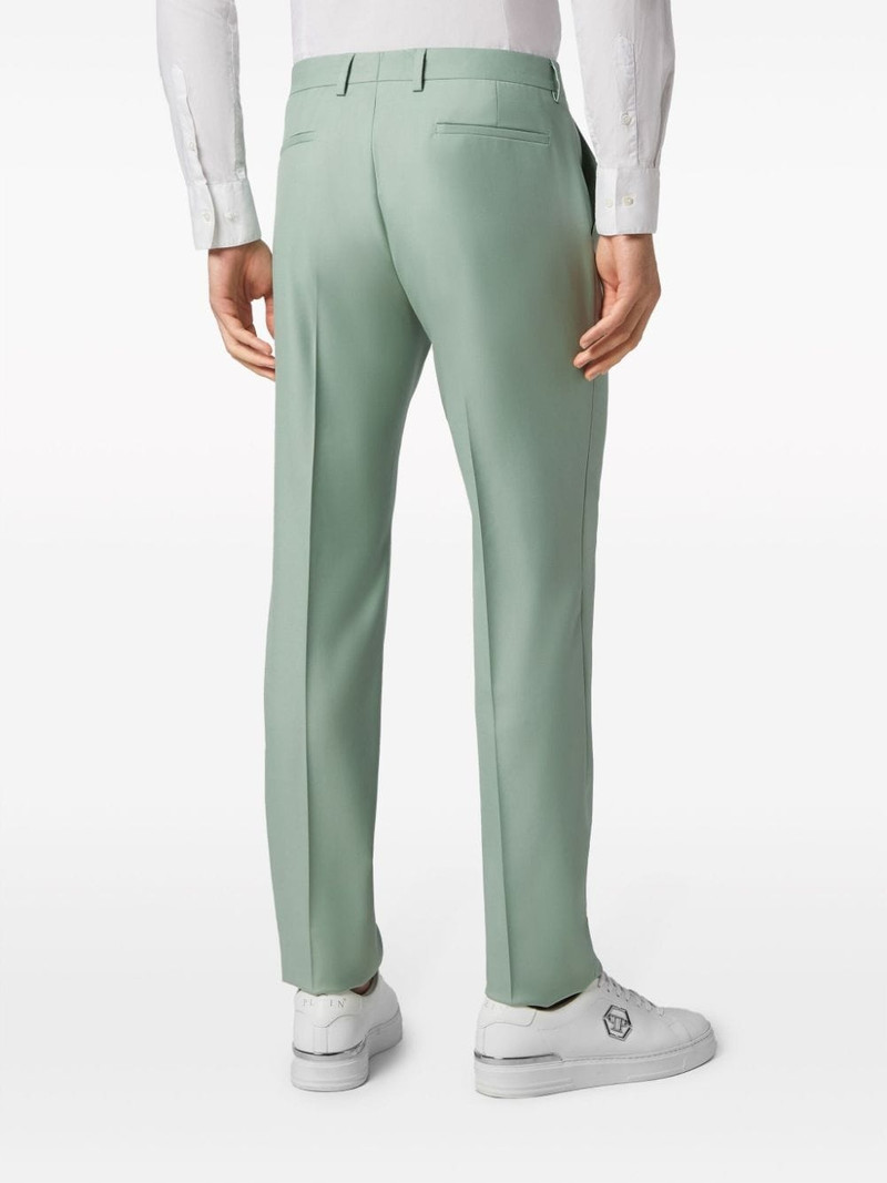 pressed-crease tailored trousers 4