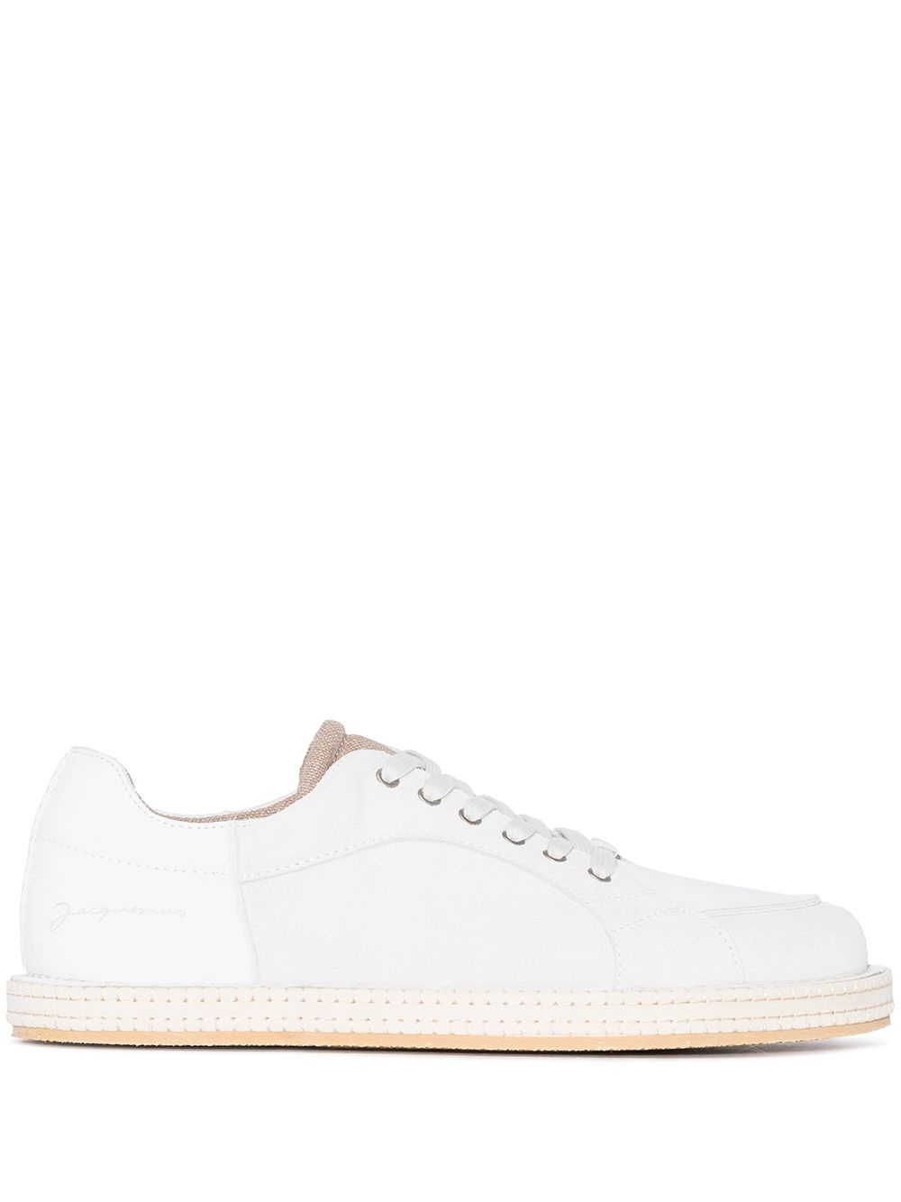 Blé panelled lace-up sneakers - 1