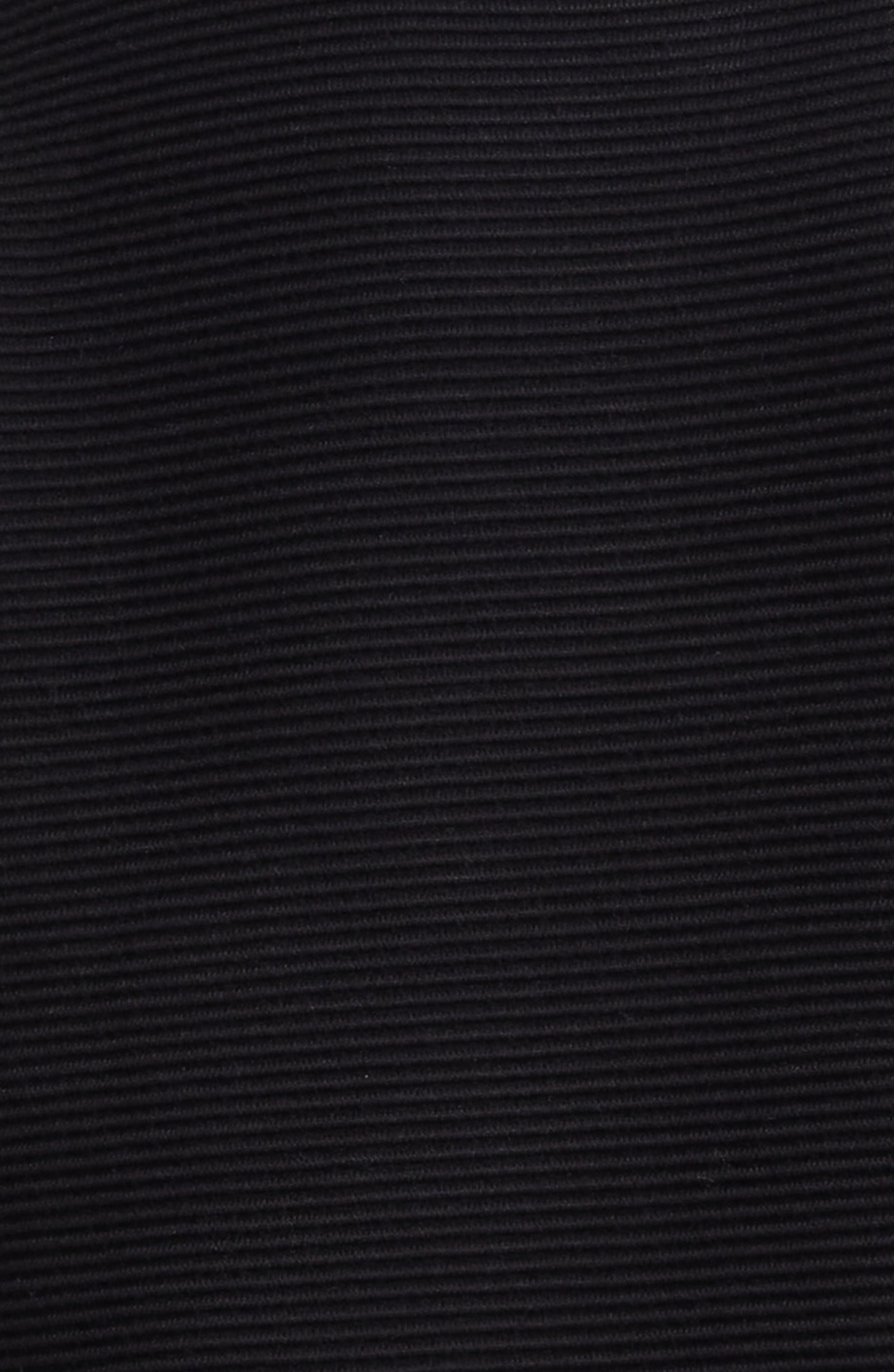 Emporio Armani Oversize Fringe Trim Jacket in Black at Nordstrom - 5