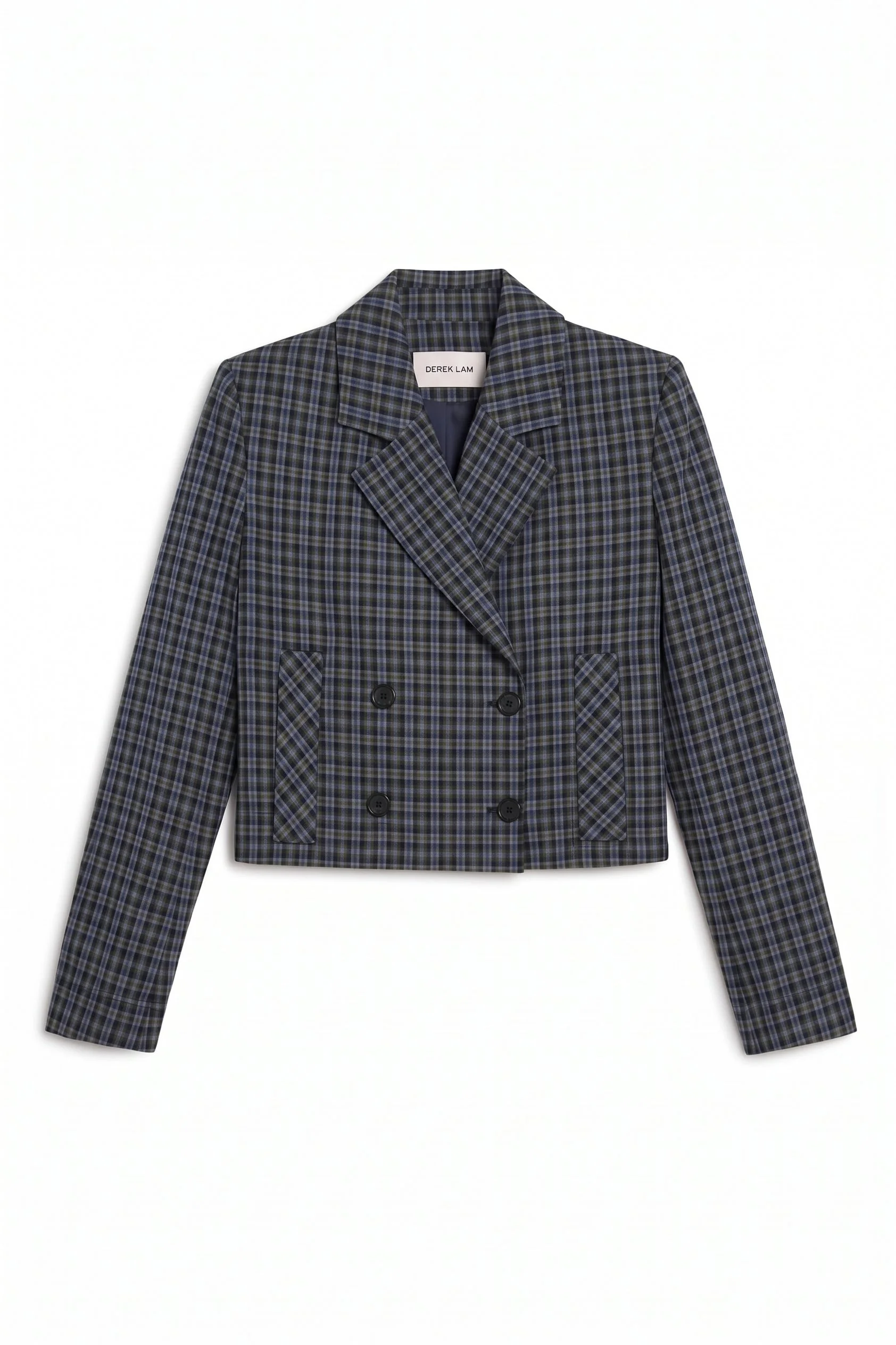 JASMINE CROPPED DOUBLE BREASTED JACKET - 1