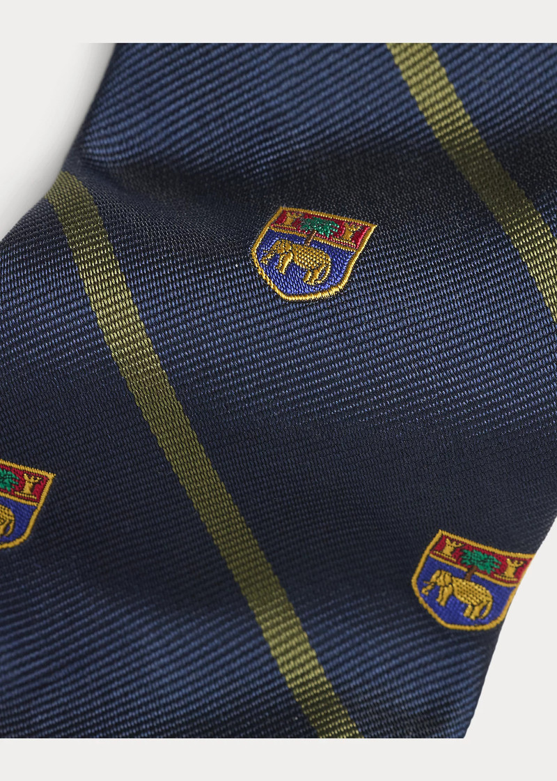 Striped Silk Club Tie 3