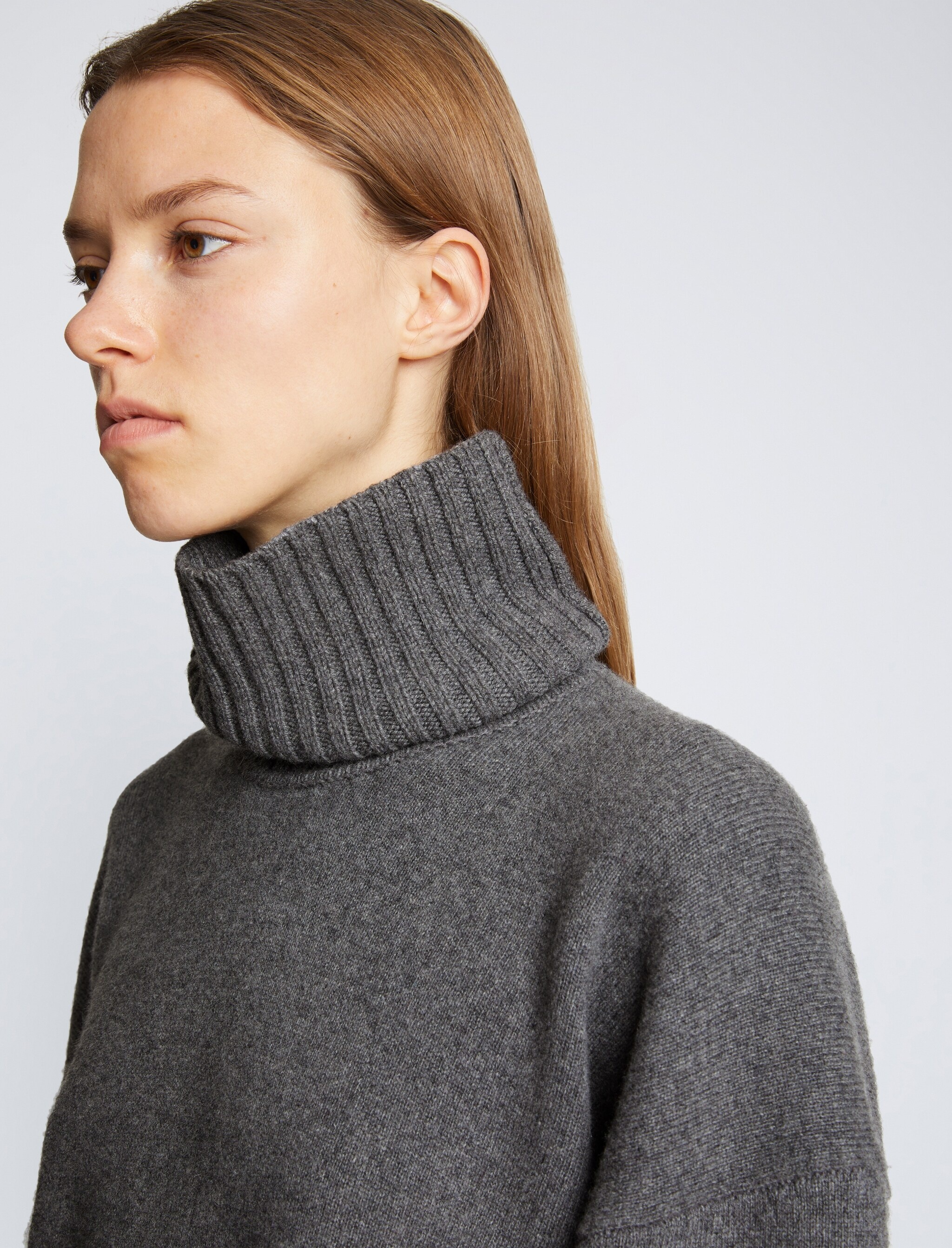 Sandra Turtleneck in Eco Doubleface Cashmere - 12