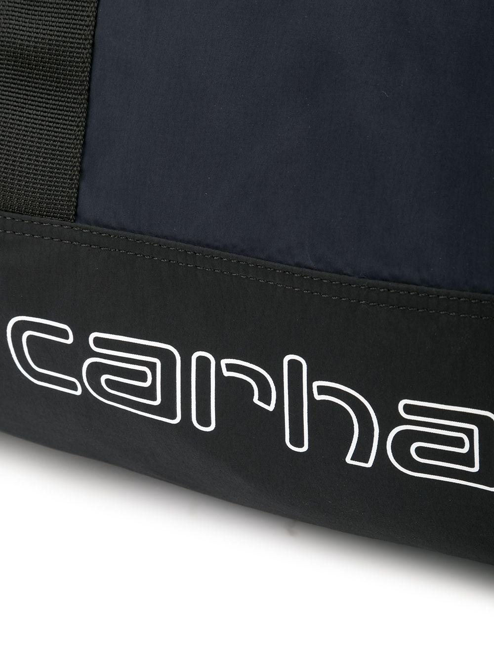 logo-print duffle bag - 4