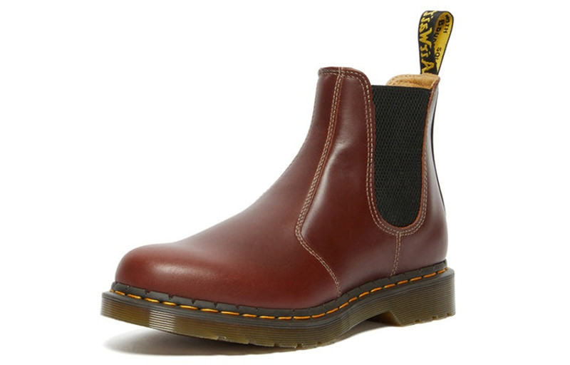 Dr. Martens Dr. Martens 2976 Abruzzo Leather Chelsea Boots 'Brown Black' 27547201 outlook