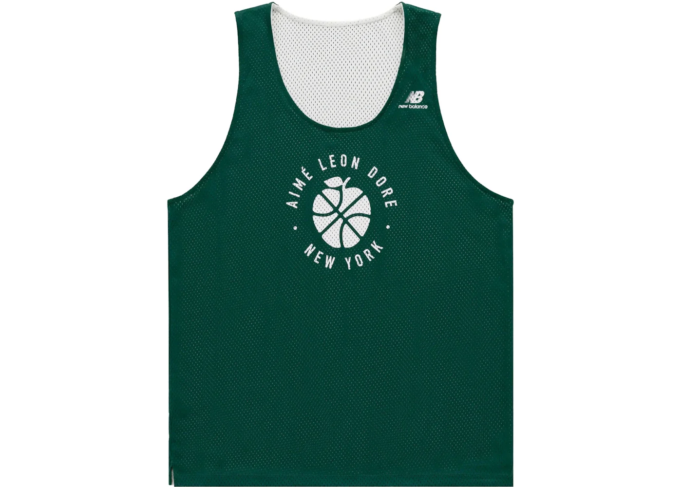 Aime Leon Dore x New Balance Sonny NY Reversible Jersey White/Green - 1