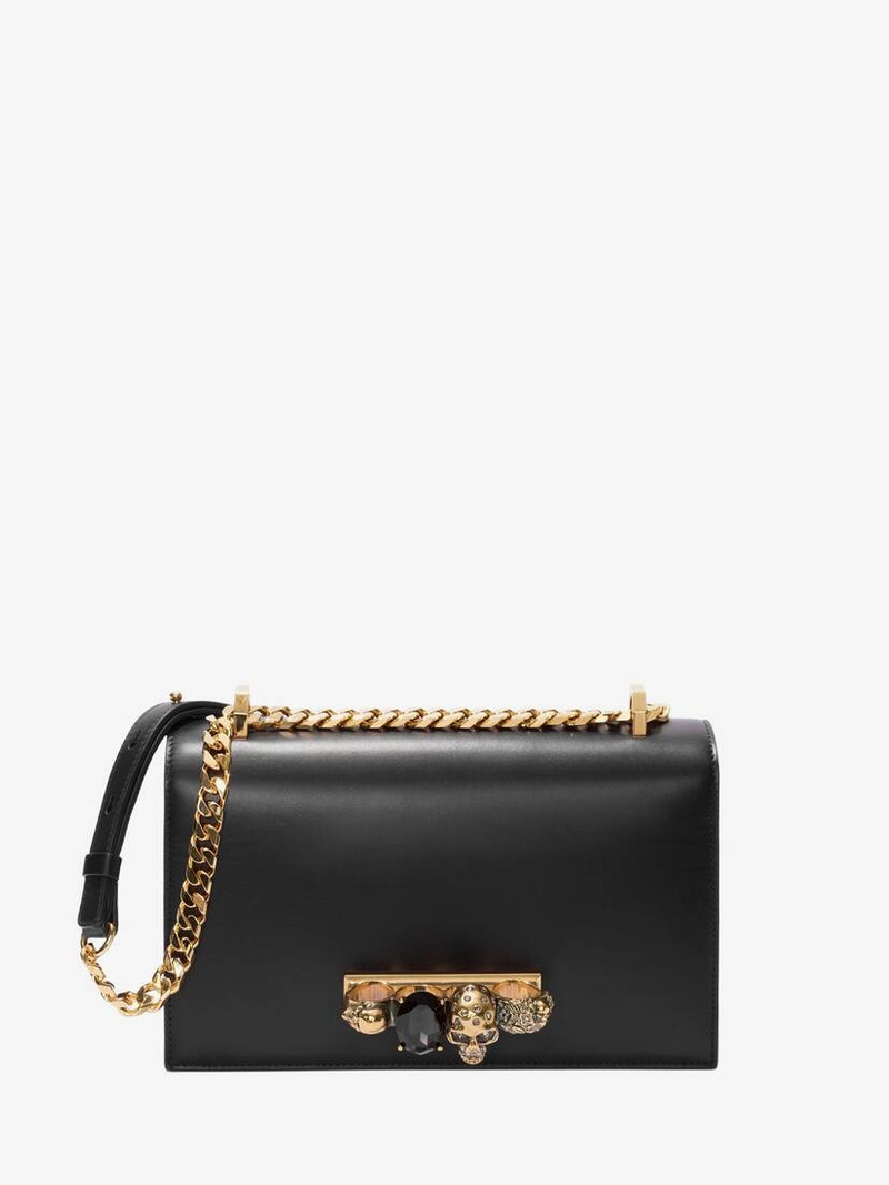 Jewelled Satchel in Black 1