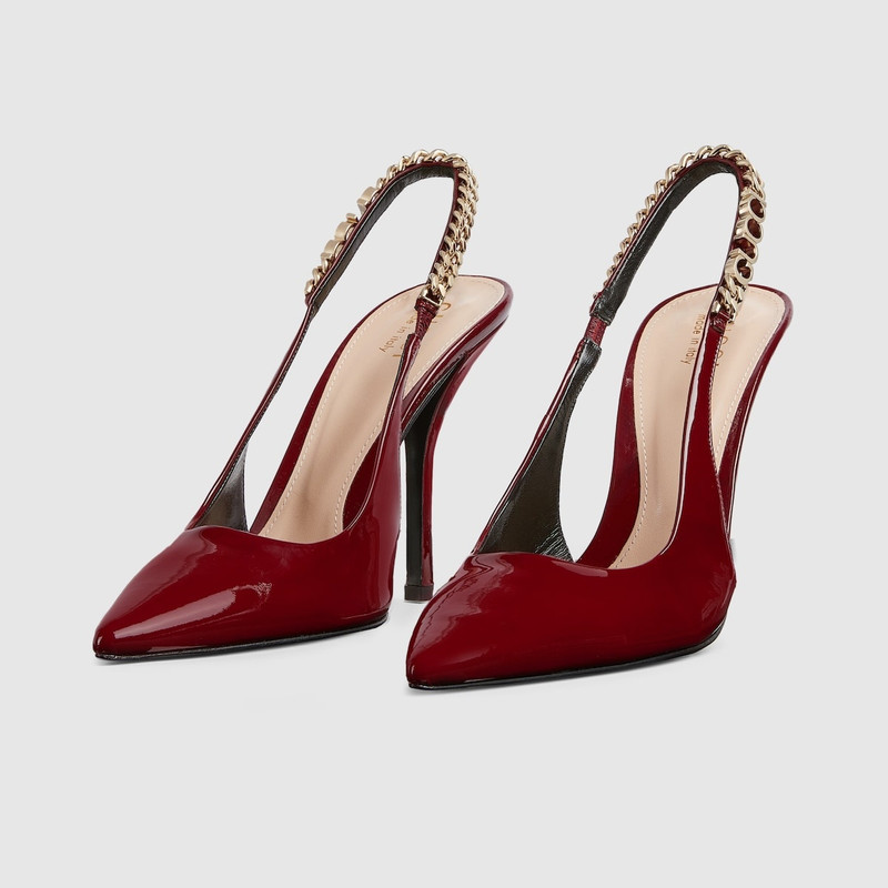 GUCCI Gucci Signoria slingback pump outlook