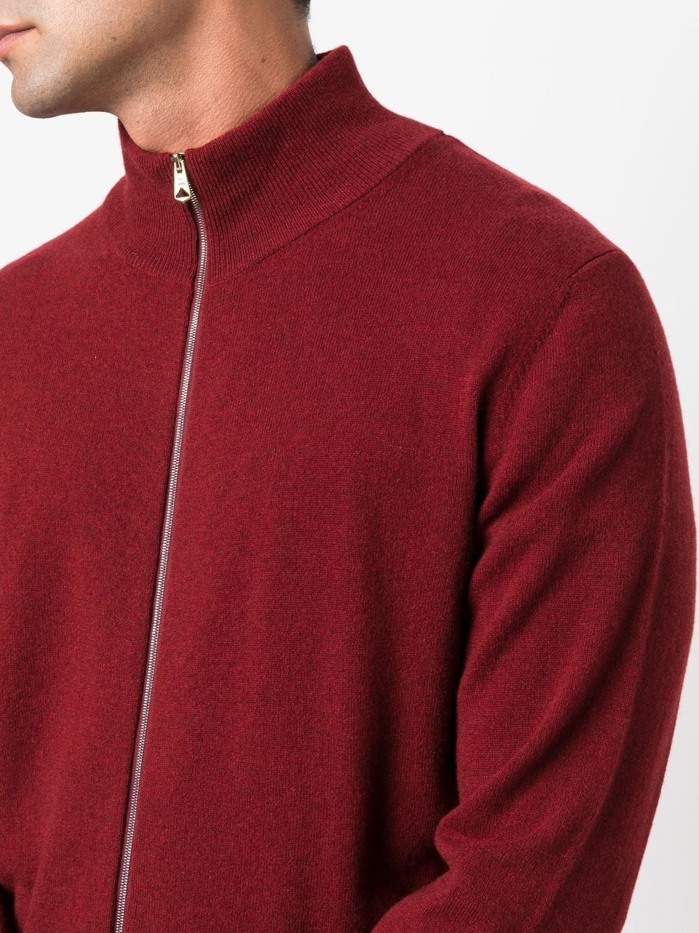 zip-fastening long-sleeve sweatshirt - 5