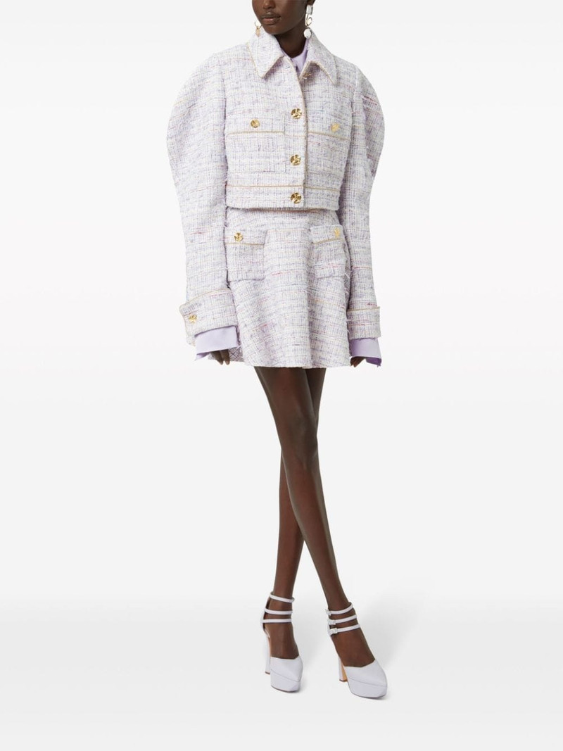 NINA RICCI tweed cocoon jacket outlook