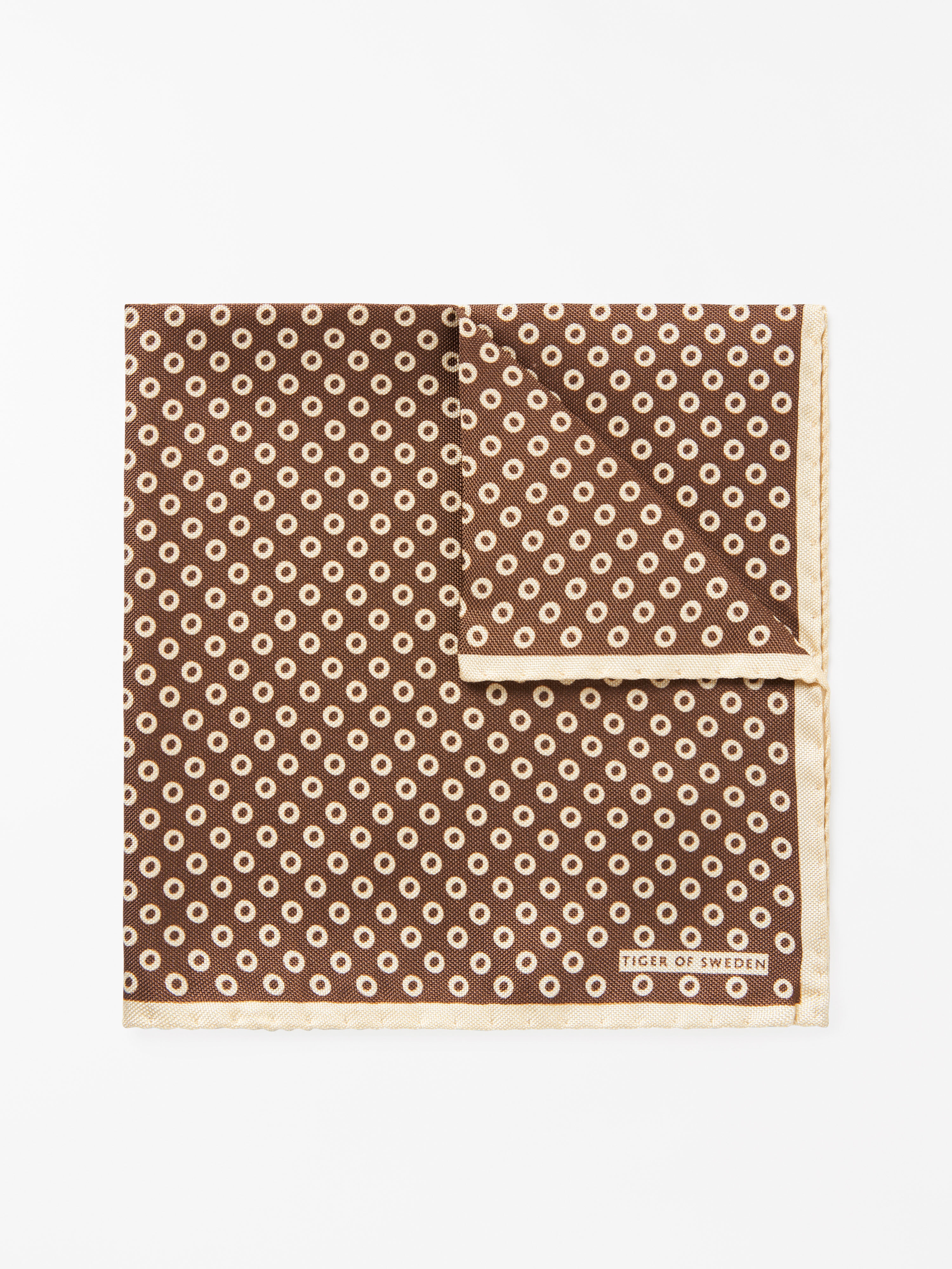 Geomet Silk Handkerchief - 1