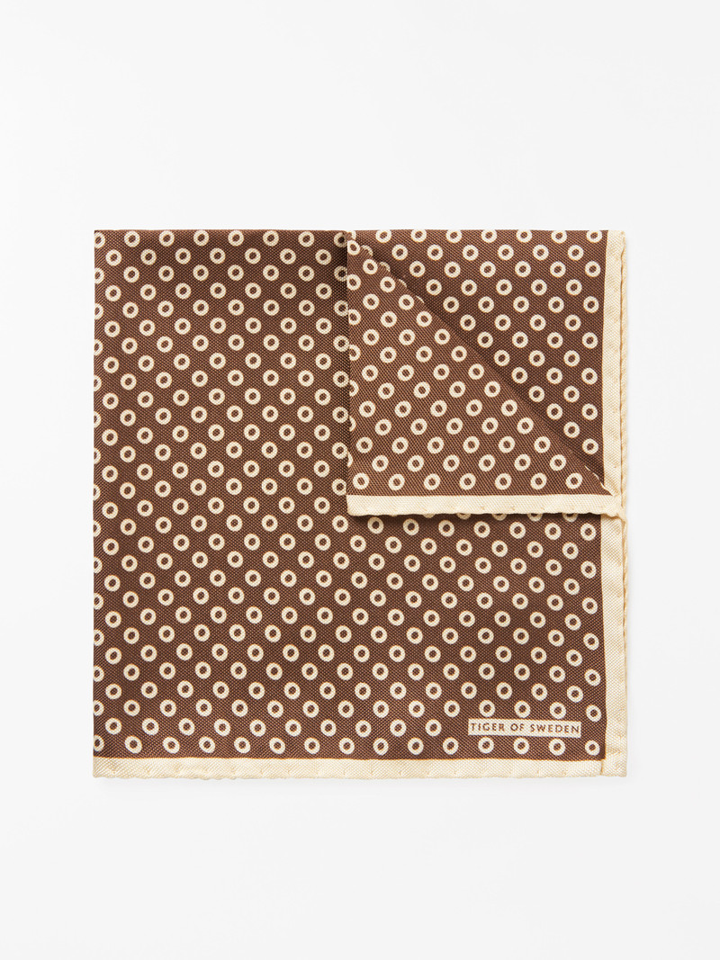 Geomet Silk Handkerchief 1