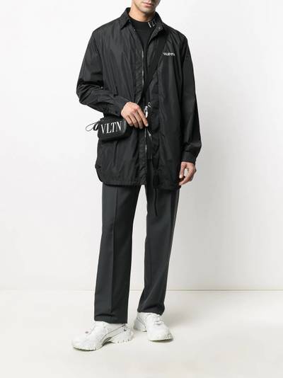 Valentino logo print shirt jacket outlook