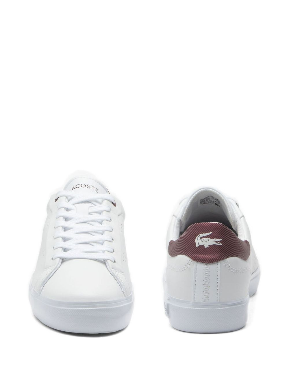 perforated leather sneakers - 3