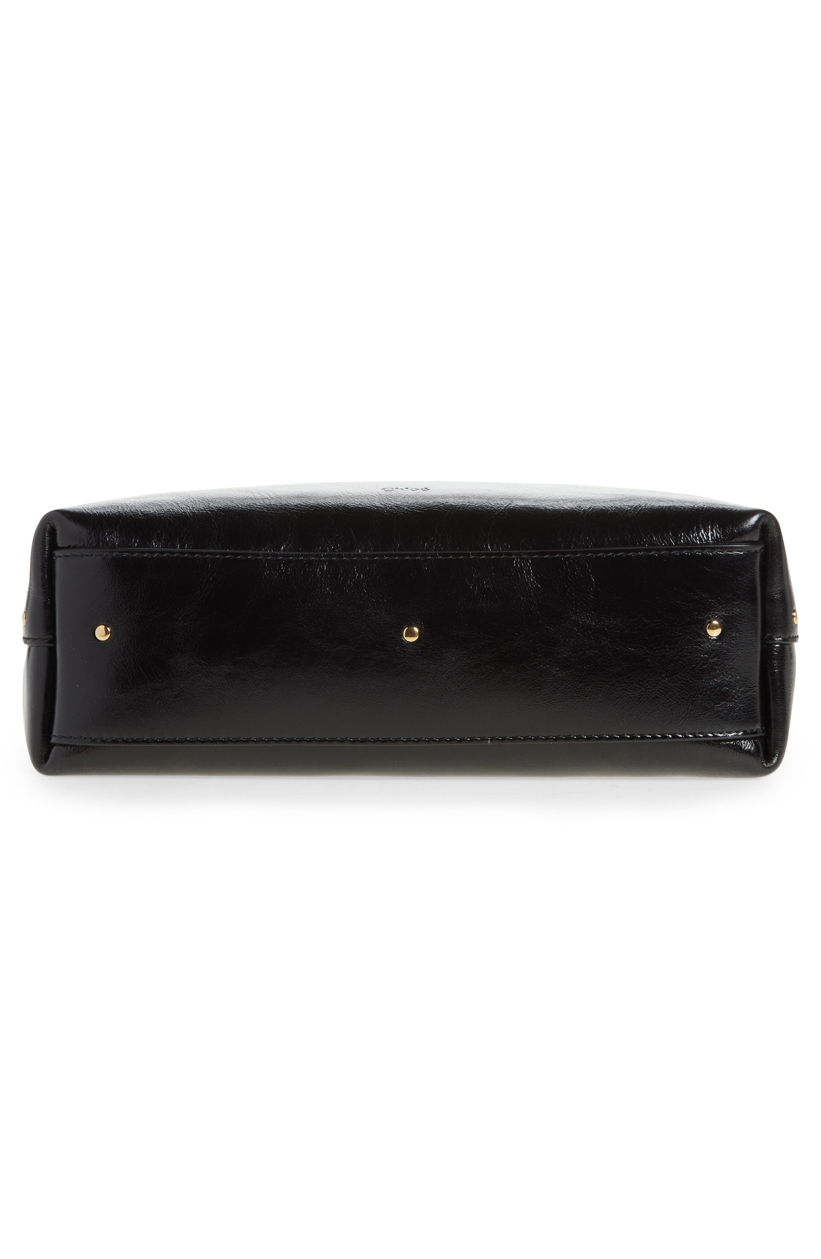 Chloé Small Marcie Leather Hobo Bag in 001 Black at Nordstrom - 7