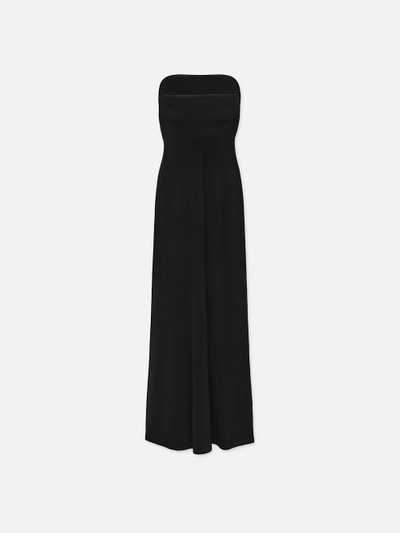 FRAME Tube Knit Dress in Black outlook