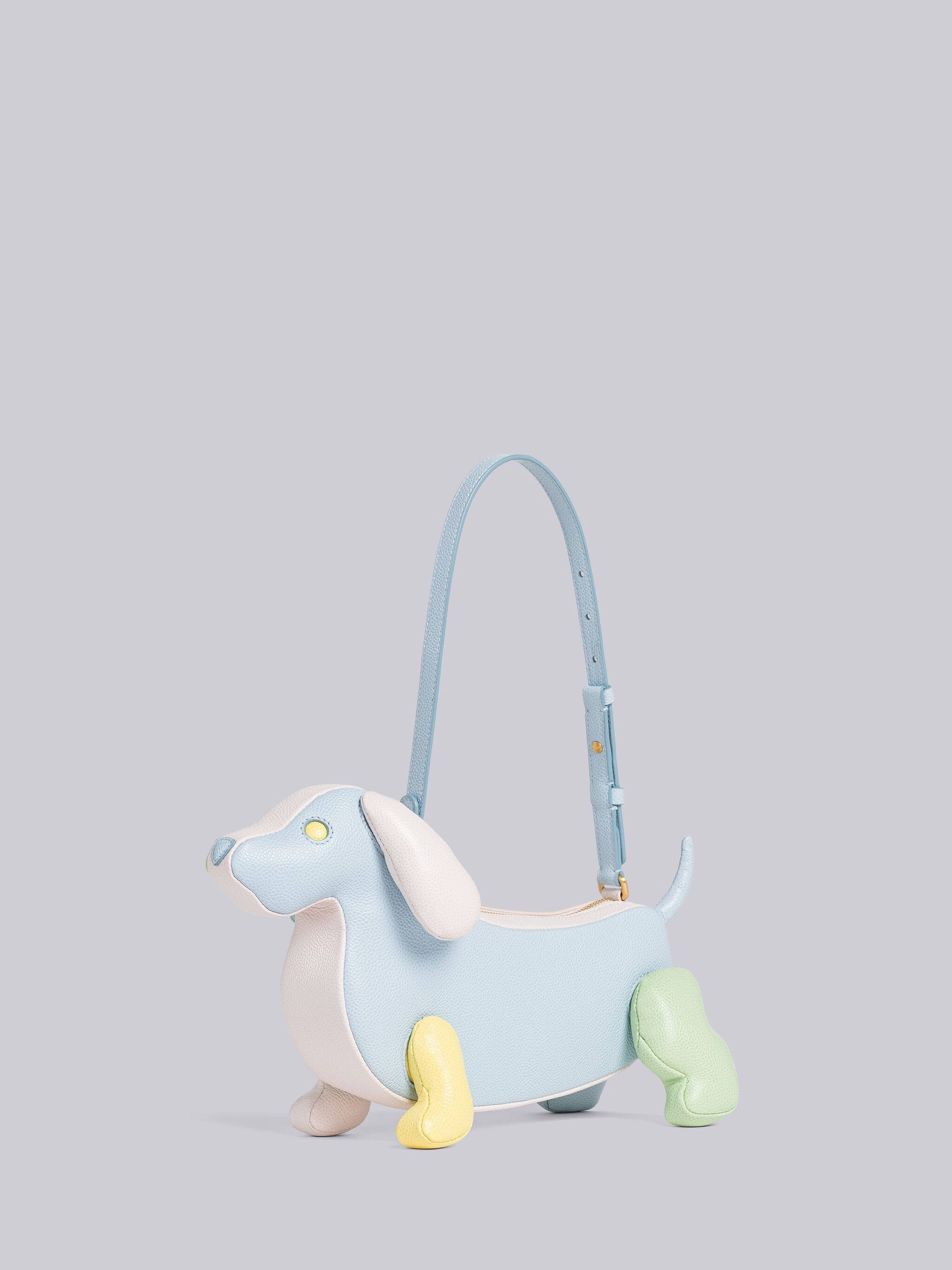 Fun-Mix Pebble Grain Hector Baguette Bag - 3