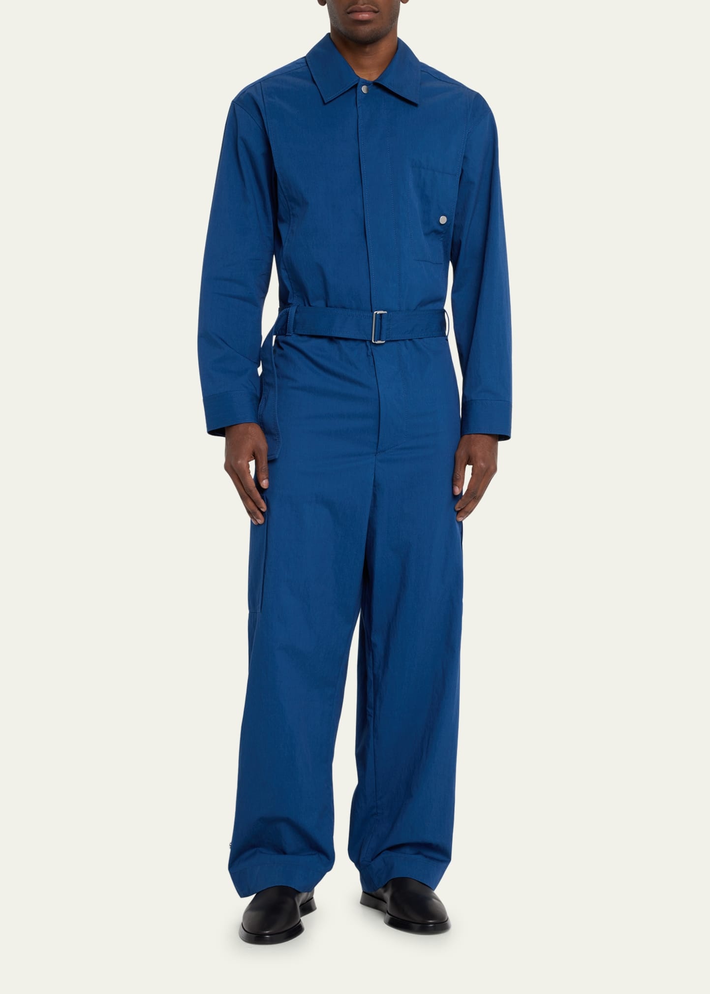 Men's Relaxed Belted Jumpsuit - 2