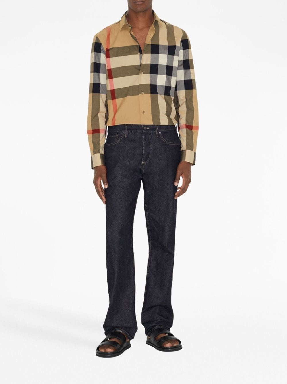 checkered cotton shirt - 2